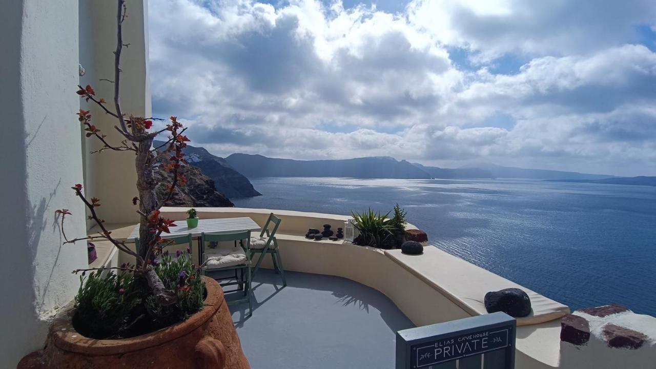 Appartamento Elias Cave House 270O Caldera View Oia Esterno foto