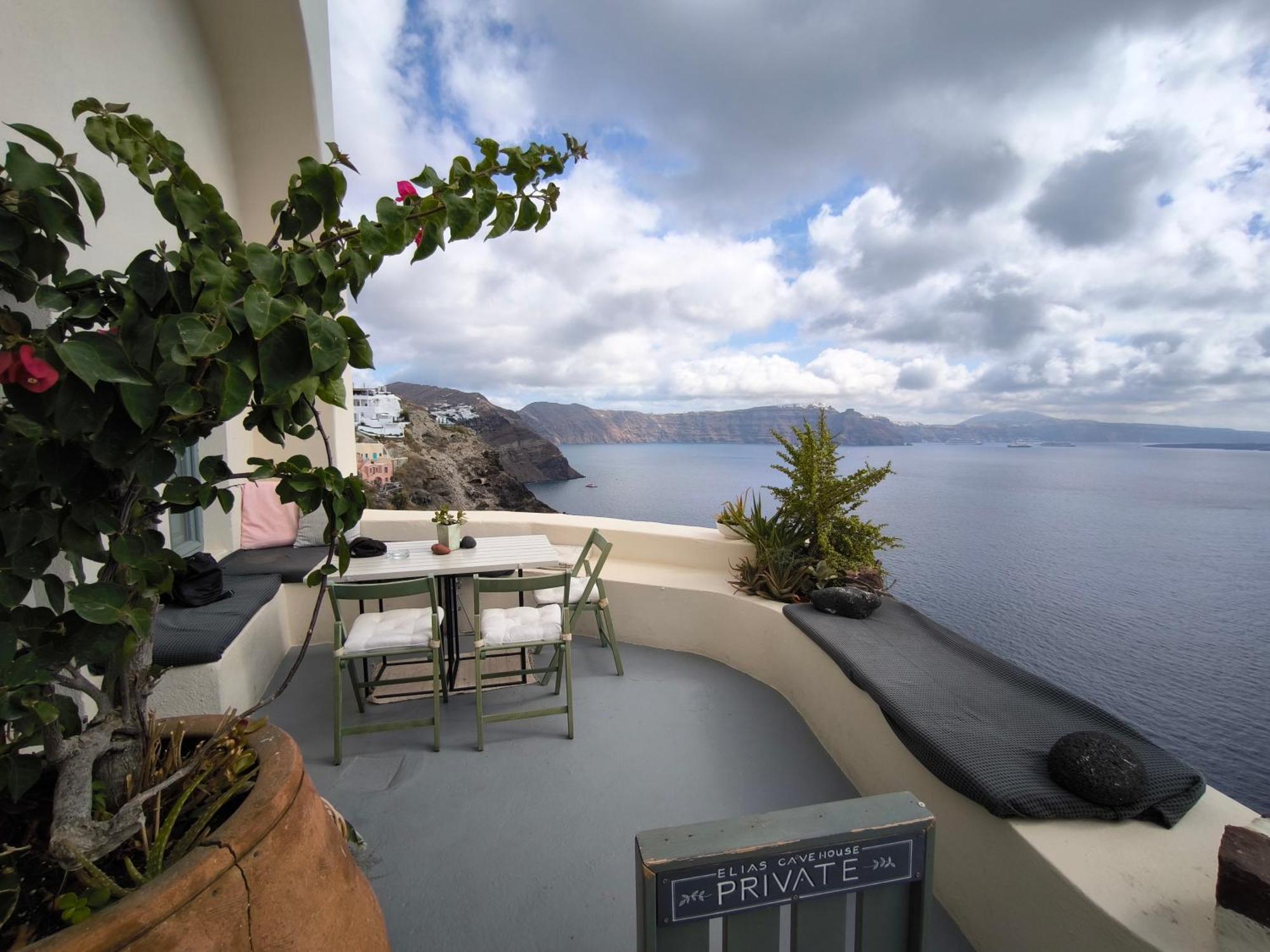 Appartamento Elias Cave House 270O Caldera View Oia Esterno foto